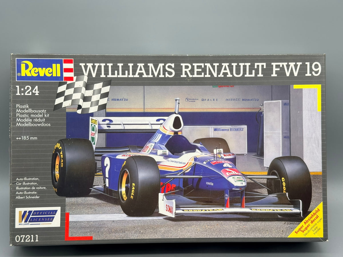 Modellautos Bausatz 1:24 Revell 07211 Williams Renault FW 19 #4 mit OVP