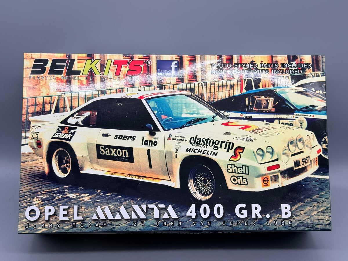 Modellautos Bausatz 1:24 Belkits BEL009 Opel Manta 500 Gr.B mit OVP