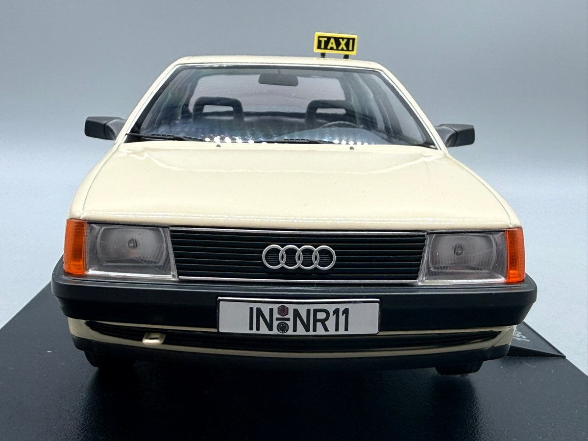 Modellautos 1:18 Triple9 Audi 100 C3 German Taxi 1989 mit OVP