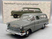 Modellautos 1:18 Minichamps Opel Rekord P1 Caravan Deutsche Bundespost mit OVP