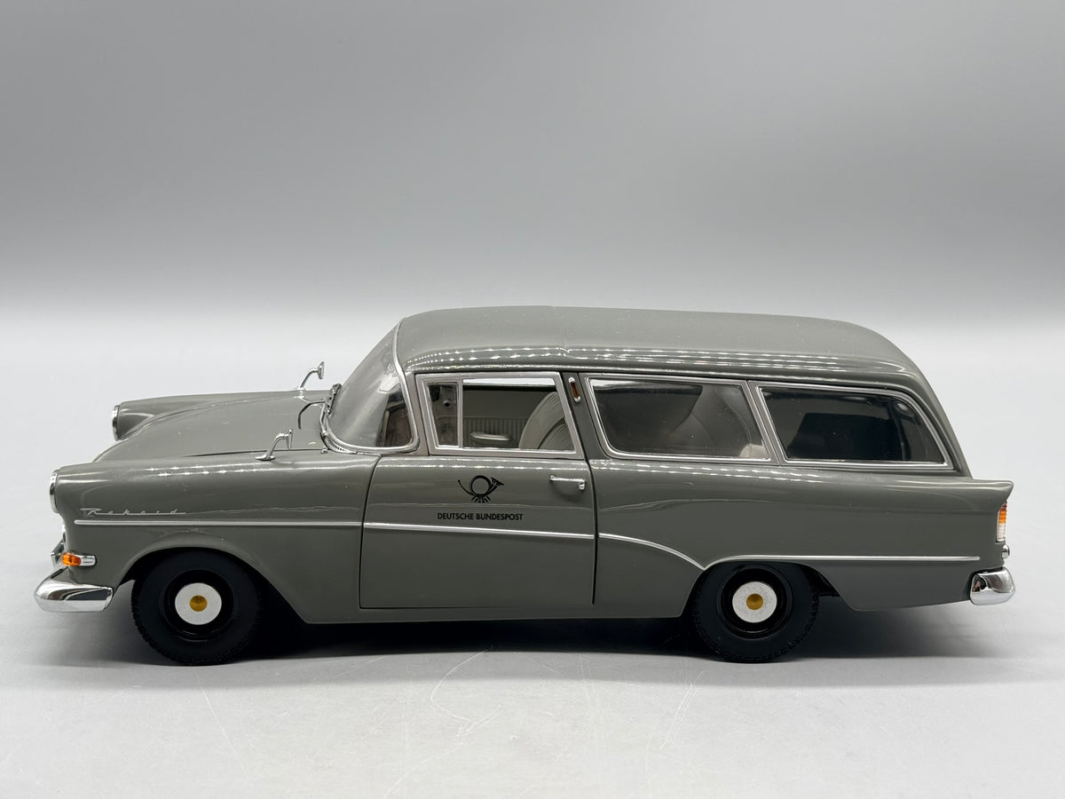 Modellautos 1:18 Minichamps Opel Rekord P1 Caravan Deutsche Bundespost mit OVP