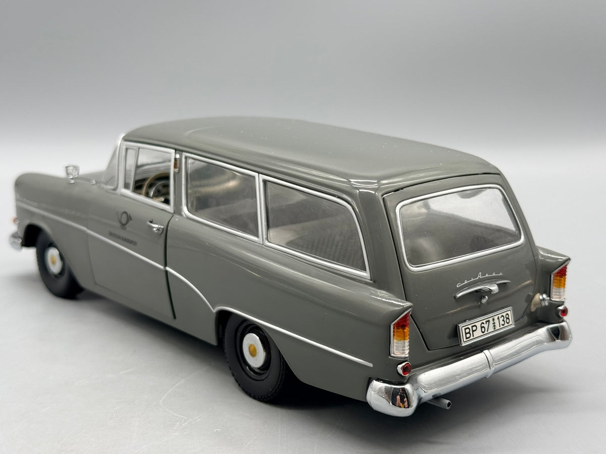 Modellautos 1:18 Minichamps Opel Rekord P1 Caravan Deutsche Bundespost mit OVP