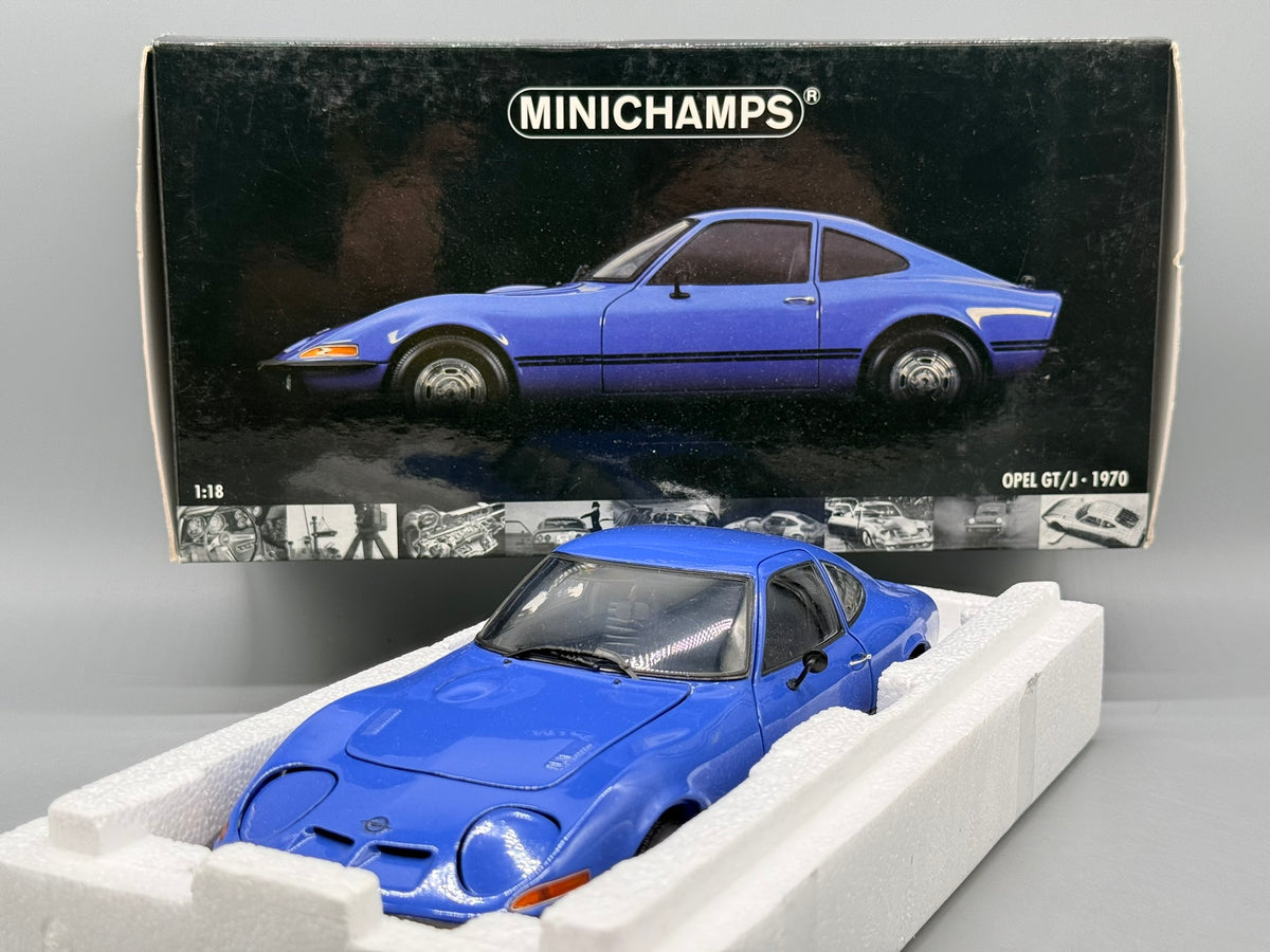 Modellautos 1:18 Minichamps Opel GT/J 1970 mit OVP