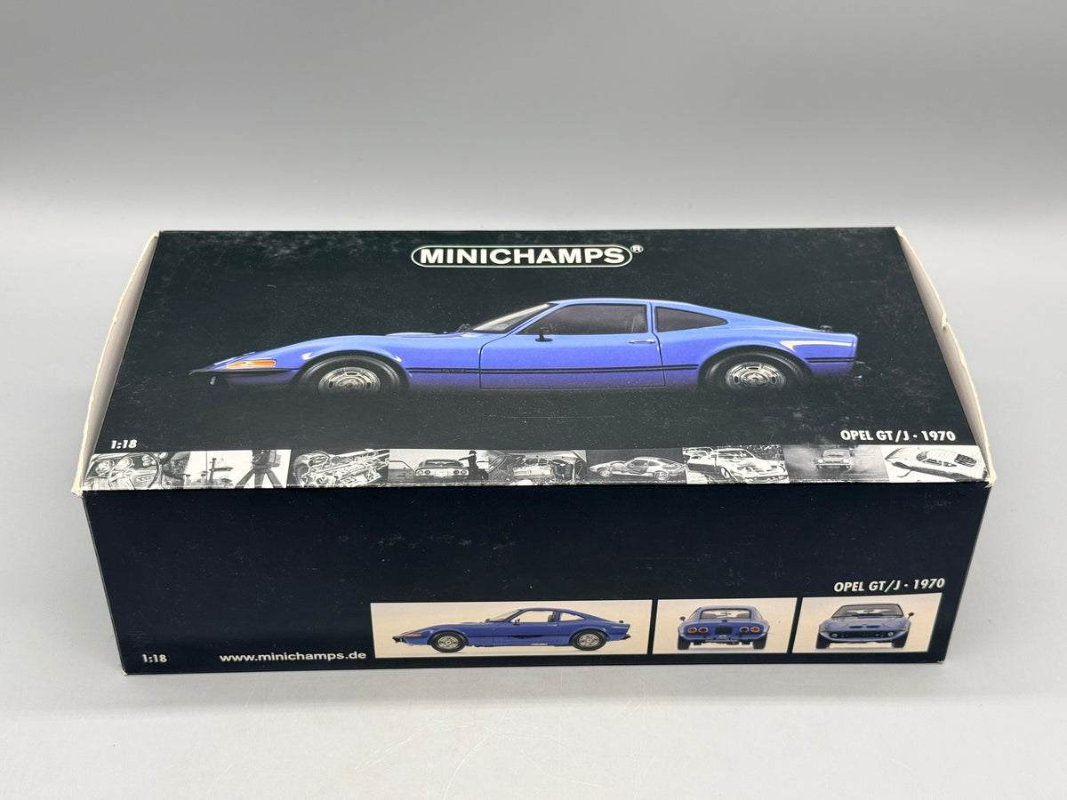 Modellautos 1:18 Minichamps Opel GT/J 1970 mit OVP