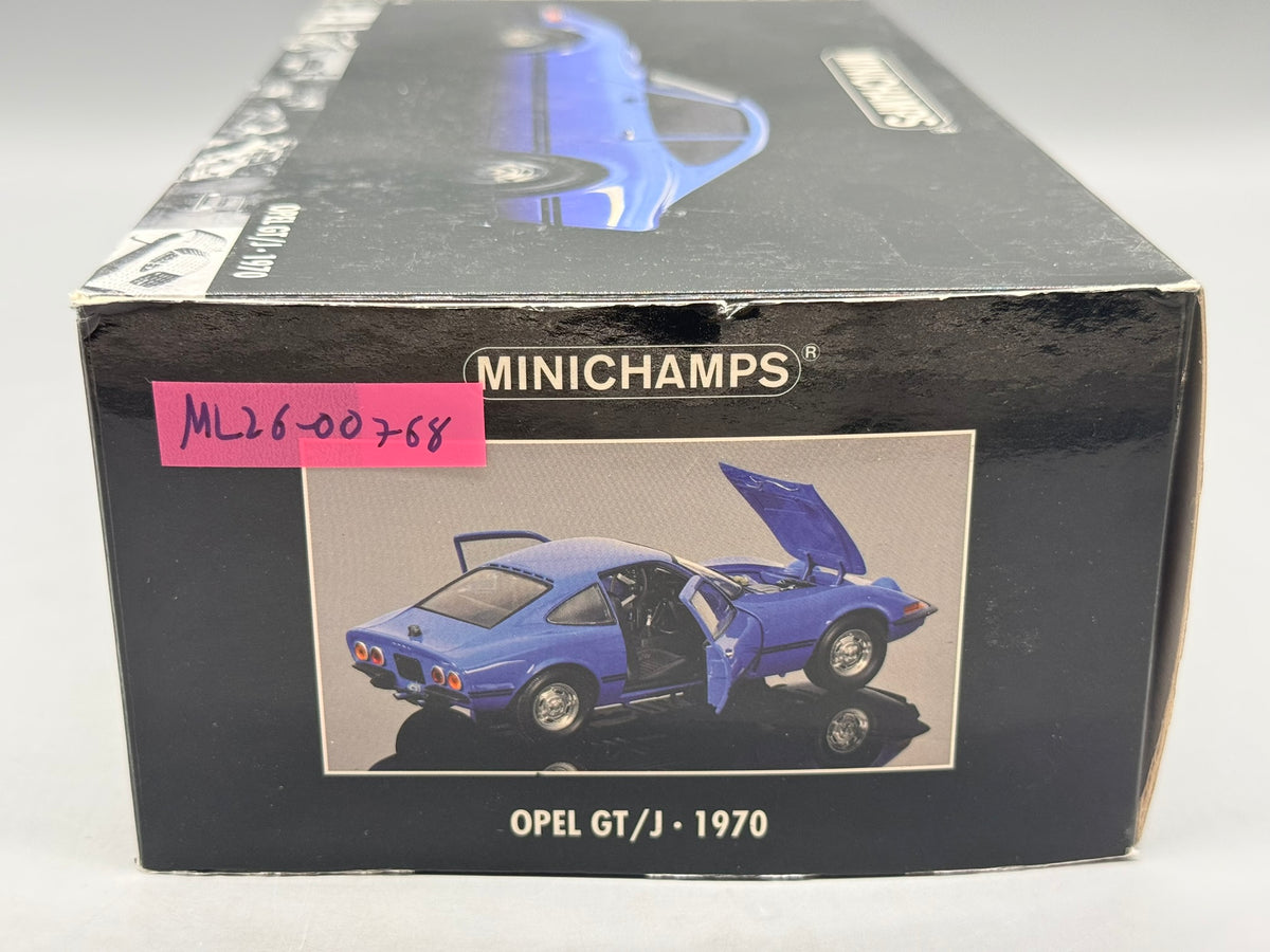 Modellautos 1:18 Minichamps Opel GT/J 1970 mit OVP
