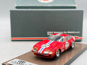 Modellautos 1:43 BBR Ferrari 365 GTB4 24h Daytona 1972 #22 mit OVP
