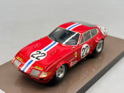 Modellautos 1:43 BBR Ferrari 365 GTB4 24h Daytona 1972 #22 mit OVP