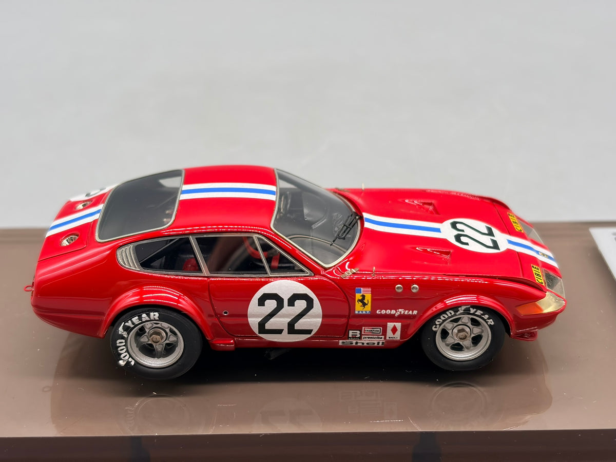 Modellautos 1:43 BBR Ferrari 365 GTB4 24h Daytona 1972 #22 mit OVP