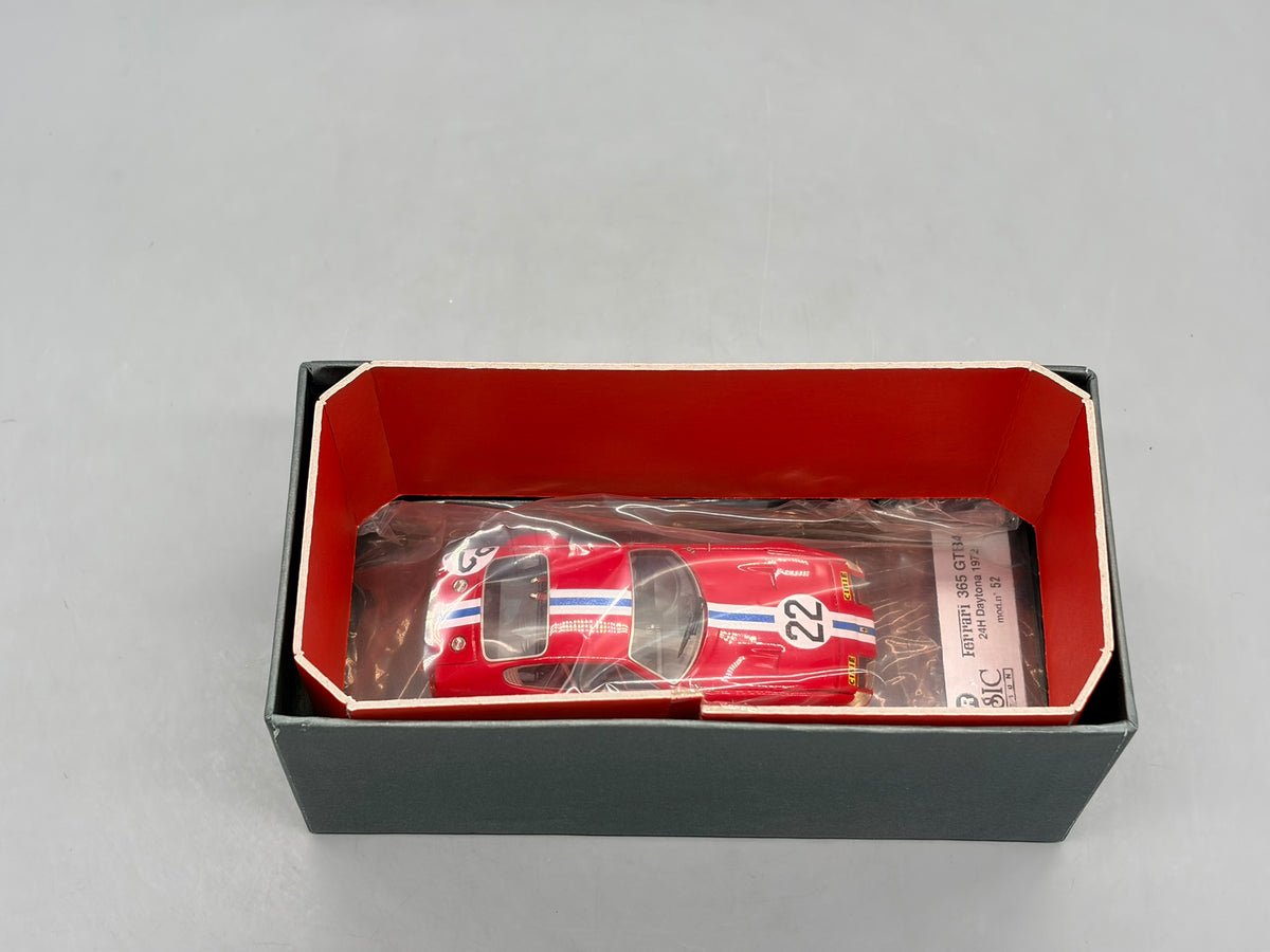 Modellautos 1:43 BBR Ferrari 365 GTB4 24h Daytona 1972 #22 mit OVP