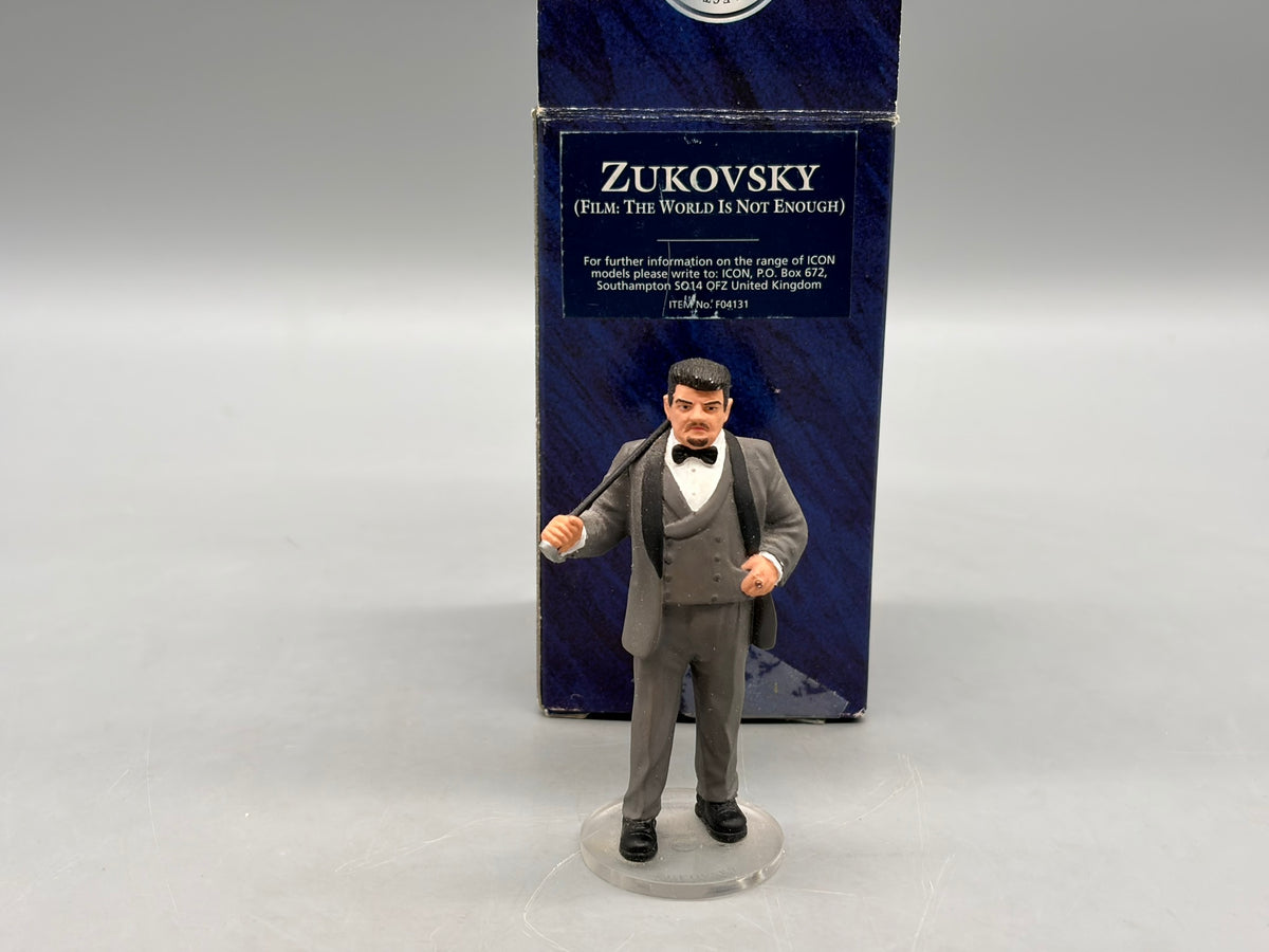 Modellfigur ca85mm Corgi James Bond 007 Zukovsky mit OVP