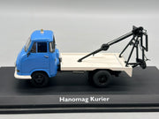 Modellautos 1:43 Schuco Hanomag Kurier mit Vitrine