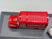 Modellautos 1:43 Schuco Opel Blitz + Porsche 356 mit Vitrine