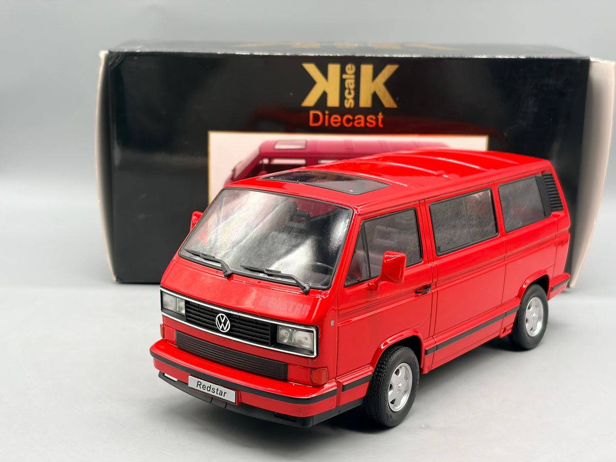 Modellautos 1:18 KK Scale VW T3 Multivan Redstar mit OVP