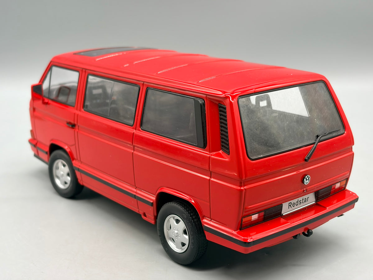 Modellautos 1:18 KK Scale VW T3 Multivan Redstar mit OVP