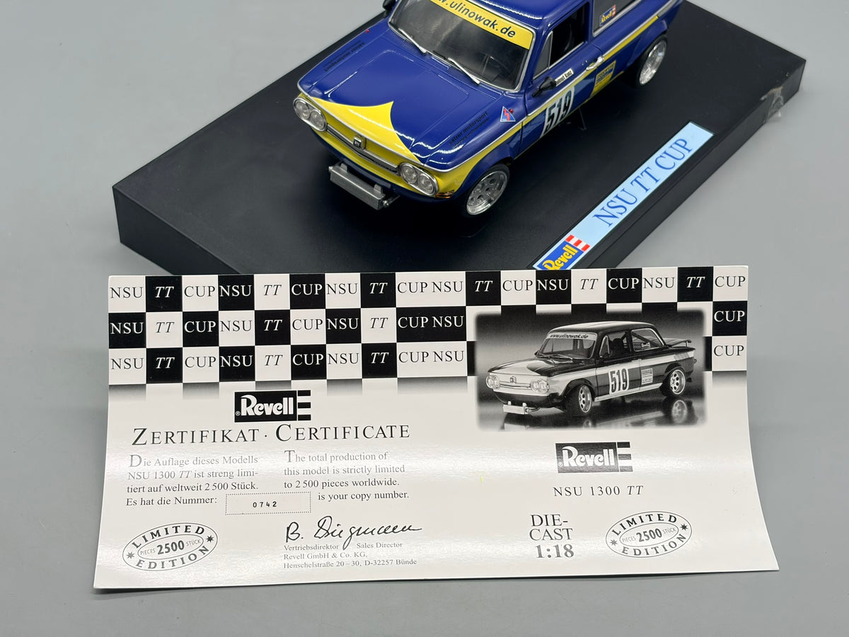 Modellautos 1:18 Revell NSU TT Cup #519 mit OVP