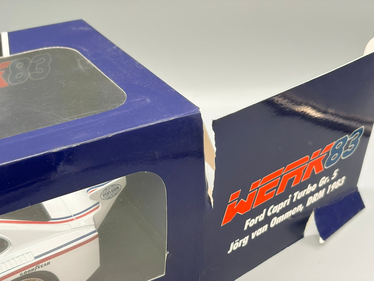 Modellautos 1:18 Werk83 Ford Capri Turbo Gr.5 Jörg von Ommen DRM 1983 mit OVP