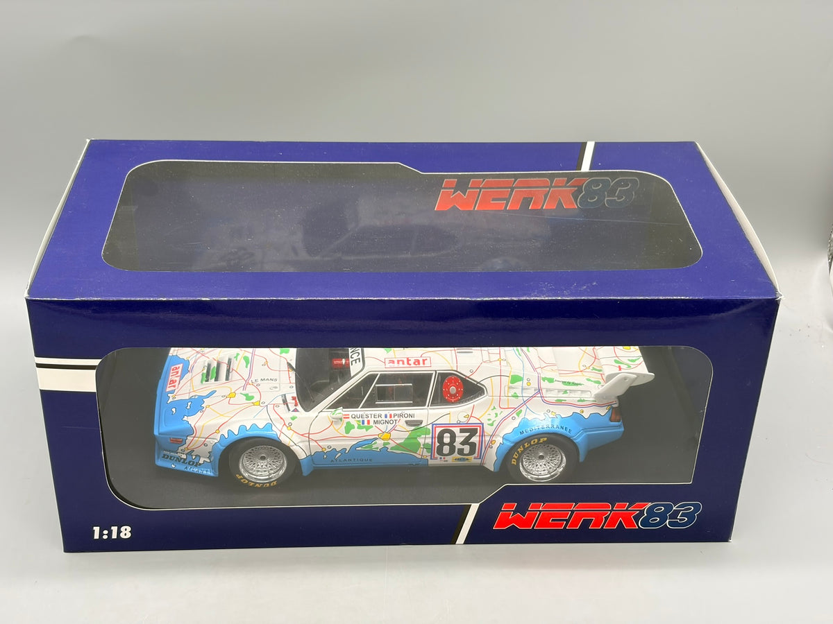 Modellautos 1:18 Werk83 BMW M1 Procar Quester Pironi Mignot 24h Le Mans#83 + OVP
