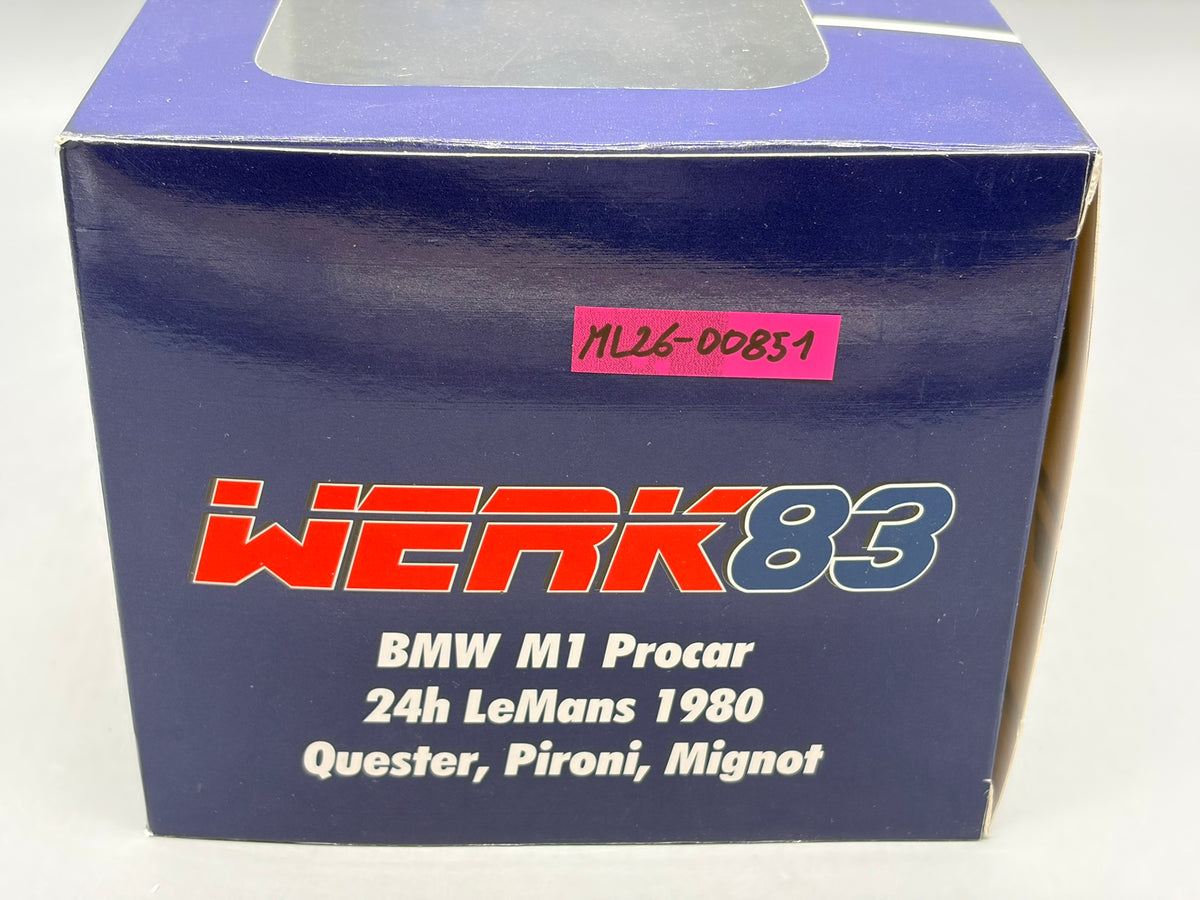 Modellautos 1:18 Werk83 BMW M1 Procar Quester Pironi Mignot 24h Le Mans#83 + OVP