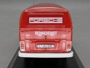 Modelos de coches 1:43 Minichamps Volkswagen VW T2 Transporter Porsche Rojo con embalaje original