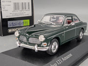 Modelos de coches 1:43 Minichamps Volvo 121 Amazon Sedán 1966 Verde oscuro con embalaje original