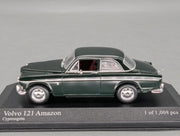 Modelos de coches 1:43 Minichamps Volvo 121 Amazon Sedán 1966 Verde oscuro con embalaje original