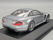 Coches en miniatura 1:43 Minichamps Mercedes Benz SL65 AMG Black Series Plata con embalaje original