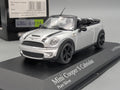 Modellautos 1:43 Minichamps Mini Cooper S Cabriolet 2009 Silber mit OVP