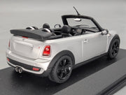 Modellautos 1:43 Minichamps Mini Cooper S Cabriolet 2009 Silber mit OVP