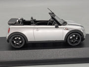 Modellautos 1:43 Minichamps Mini Cooper S Cabriolet 2009 Silber mit OVP
