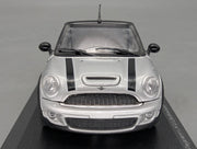 Modellautos 1:43 Minichamps Mini Cooper S Cabriolet 2009 Silber mit OVP