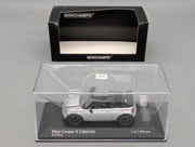 Modellautos 1:43 Minichamps Mini Cooper S Cabriolet 2009 Silber mit OVP