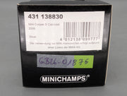 Modellautos 1:43 Minichamps Mini Cooper S Cabriolet 2009 Silber mit OVP