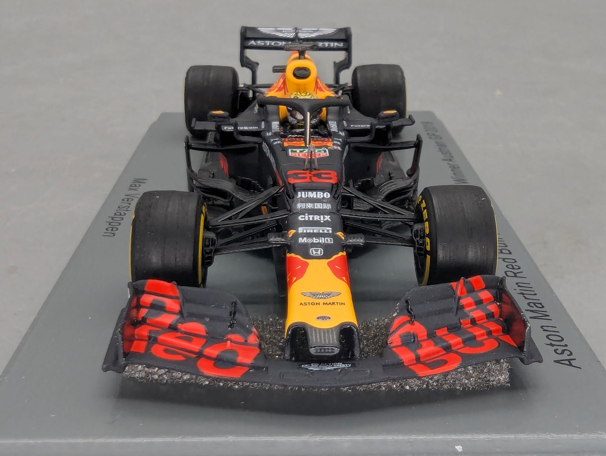 Coches a escala 1:43 Spark S6088 Aston Martin RB 15 GANADOR GP Austria 2019 #33 Verstappen embalaje original