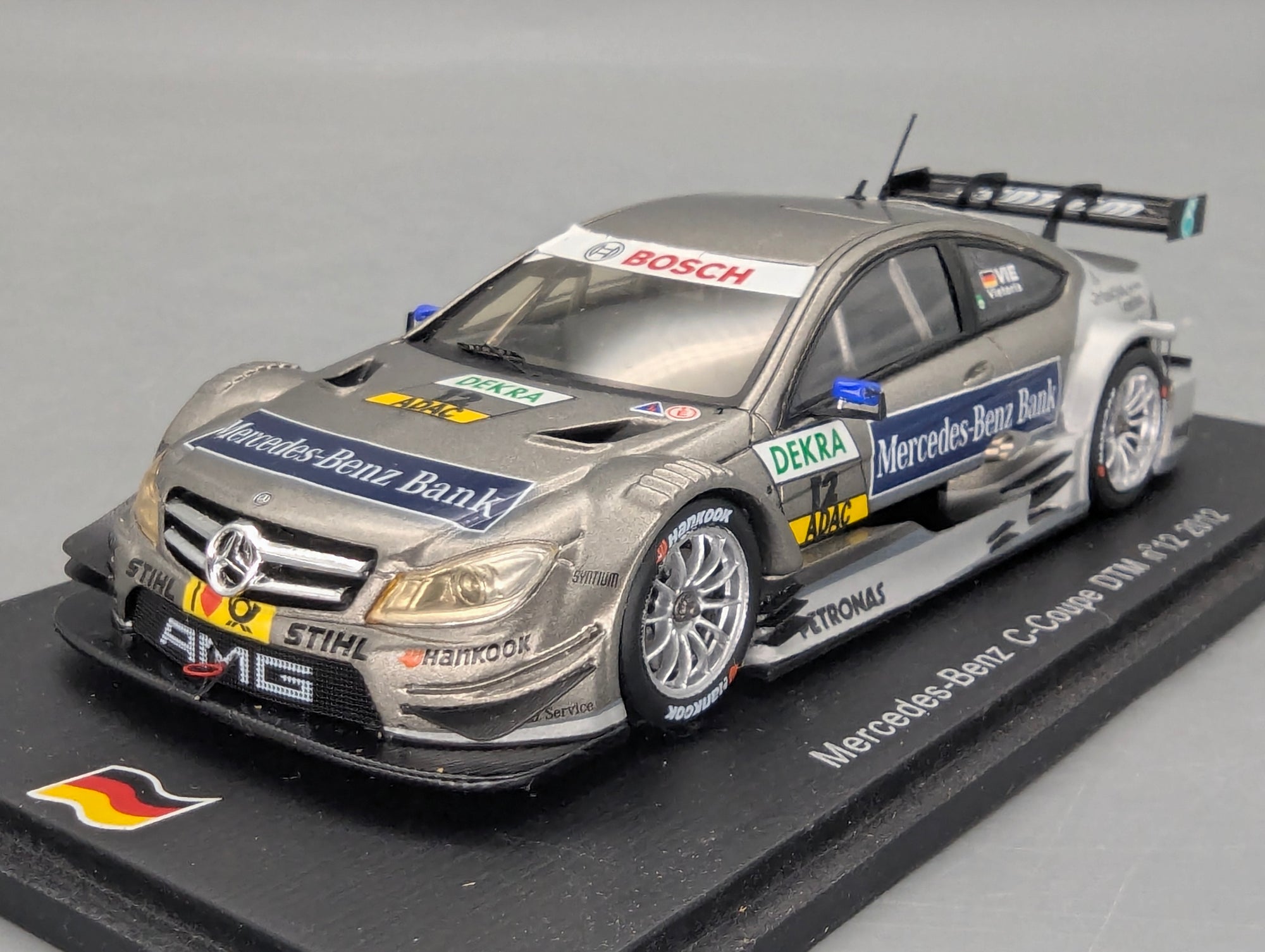 Modellautos 1:43 Spark SG054 Mercedes Benz C Coupe DTM 2012 #12 mit OVP