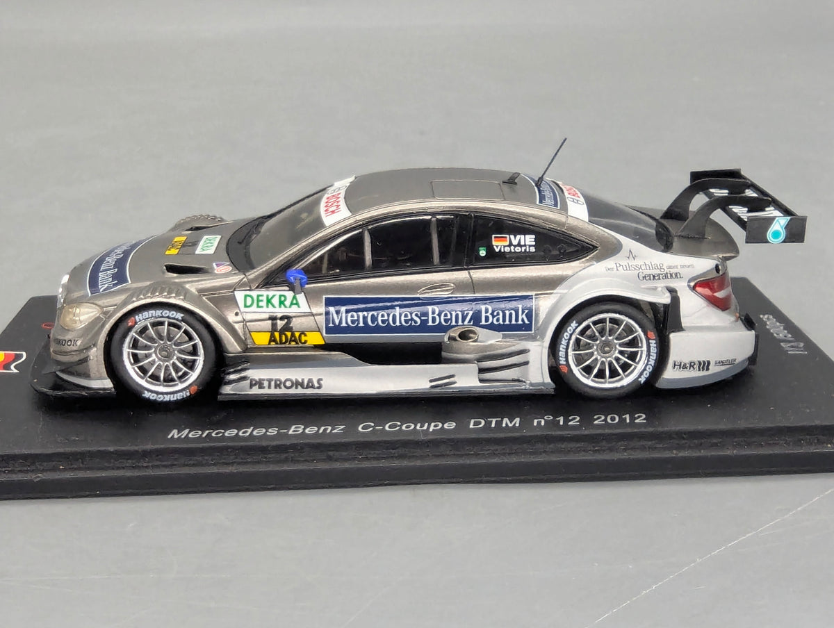 Modellautos 1:43 Spark SG054 Mercedes Benz C Coupe DTM 2012 #12 mit OVP