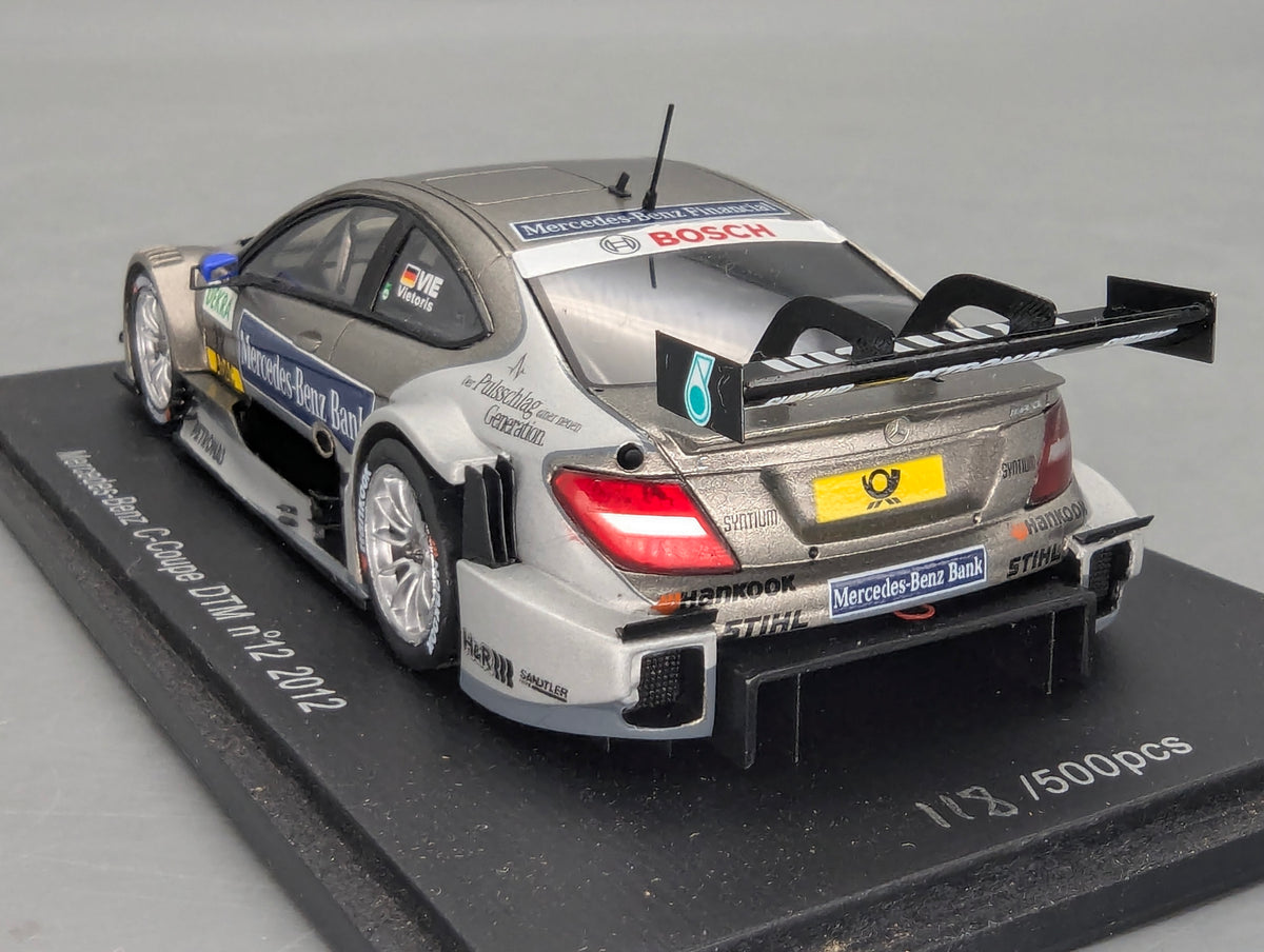 Modellautos 1:43 Spark SG054 Mercedes Benz C Coupe DTM 2012 #12 mit OVP