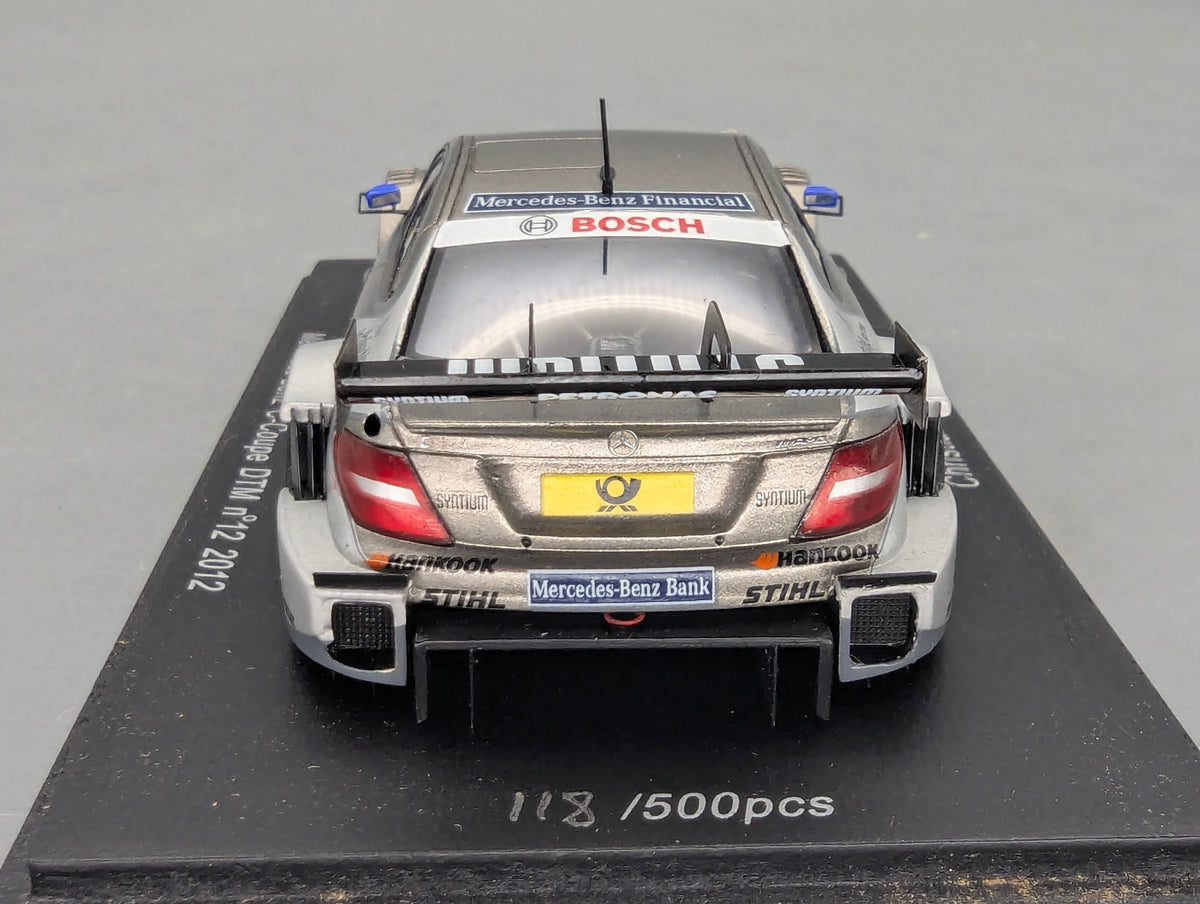 Modellautos 1:43 Spark SG054 Mercedes Benz C Coupe DTM 2012 #12 mit OVP