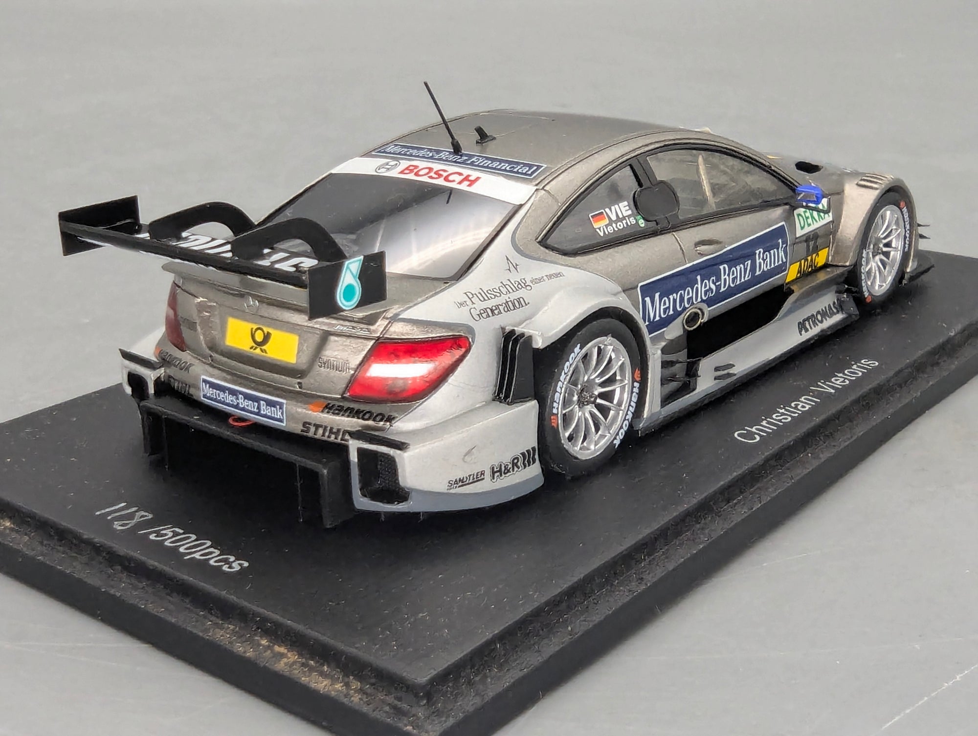 Modellautos 1:43 Spark SG054 Mercedes Benz C Coupe DTM 2012 #12 mit OVP