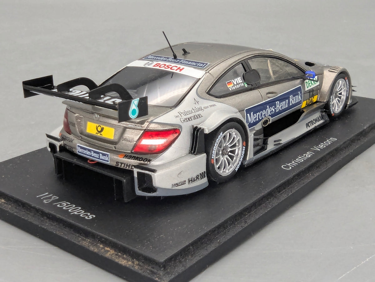 Modellautos 1:43 Spark SG054 Mercedes Benz C Coupe DTM 2012 #12 mit OVP