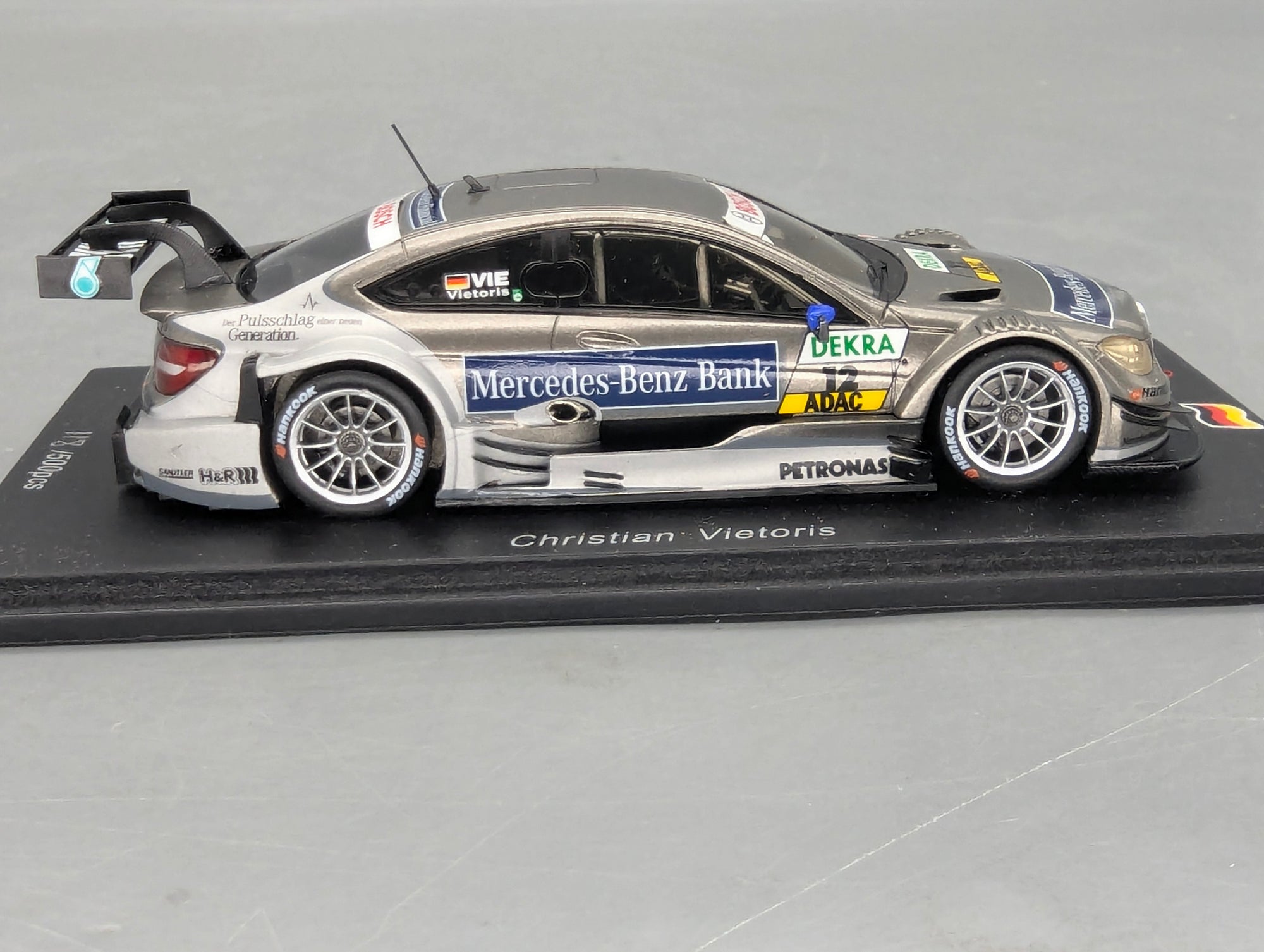 Modellautos 1:43 Spark SG054 Mercedes Benz C Coupe DTM 2012 #12 mit OVP