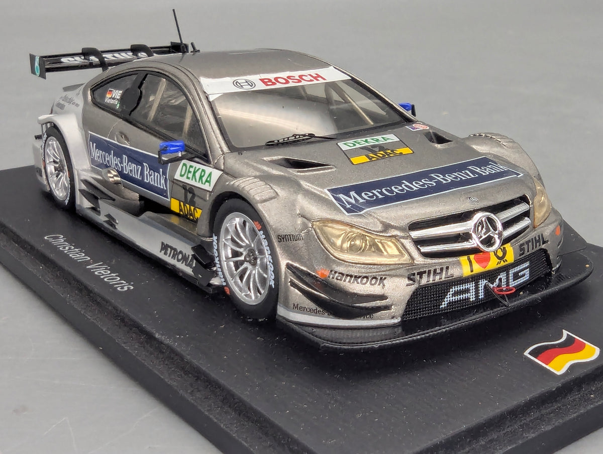 Modellautos 1:43 Spark SG054 Mercedes Benz C Coupe DTM 2012 #12 mit OVP