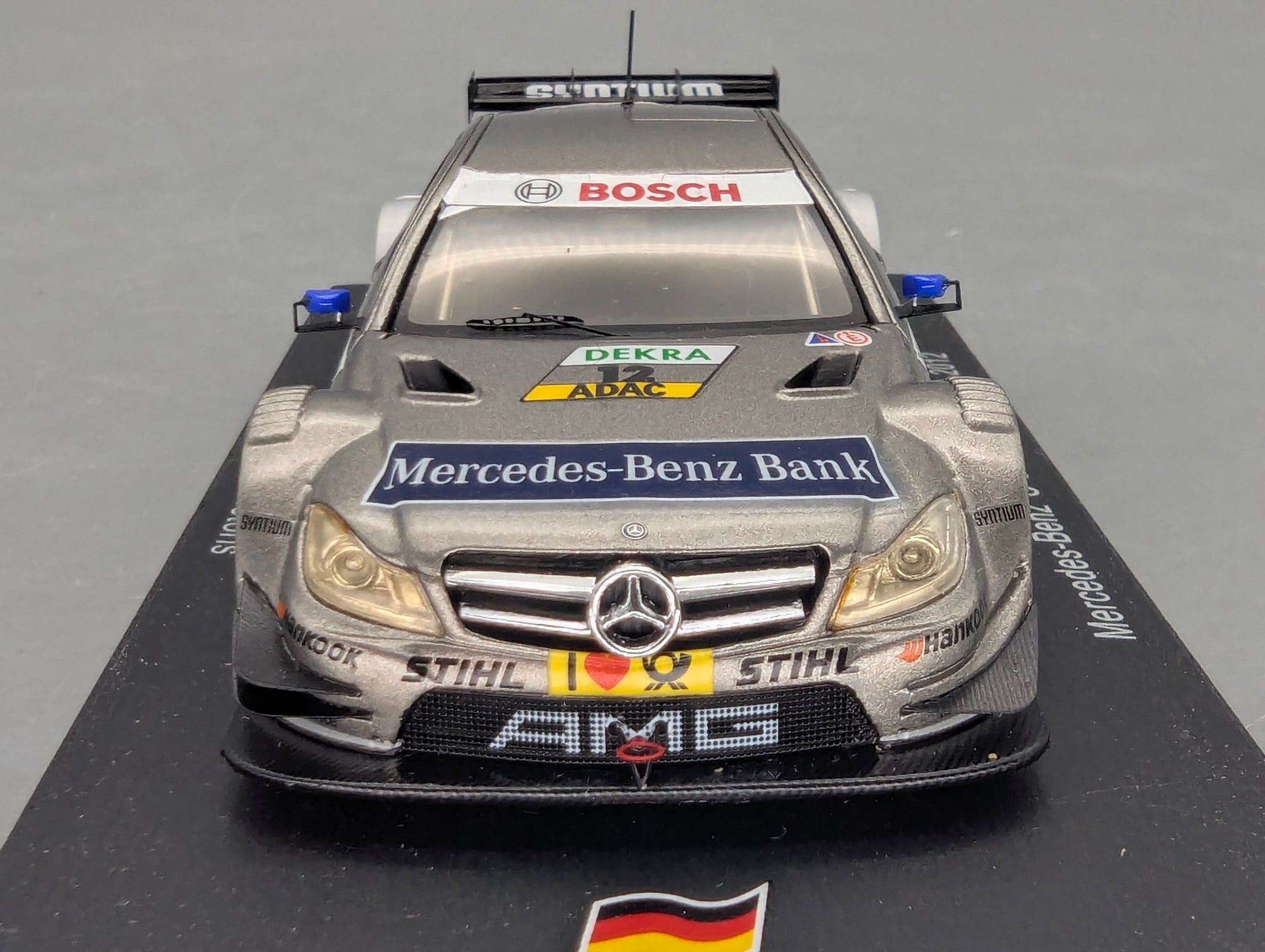 Modellautos 1:43 Spark SG054 Mercedes Benz C Coupe DTM 2012 #12 mit OVP