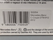 Modellautos 1:43 Spark SG054 Mercedes Benz C Coupe DTM 2012 #12 mit OVP
