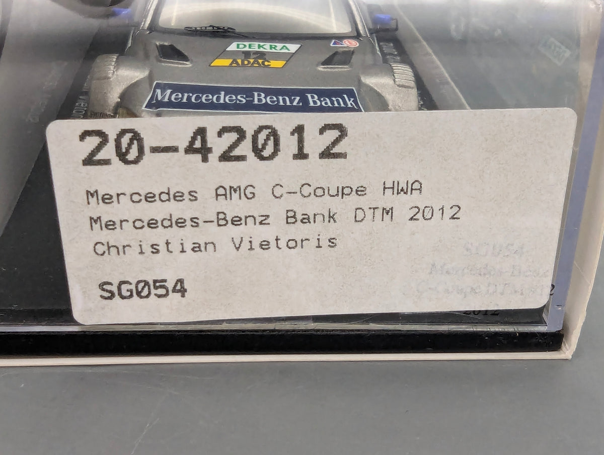 Modellautos 1:43 Spark SG054 Mercedes Benz C Coupe DTM 2012 #12 mit OVP