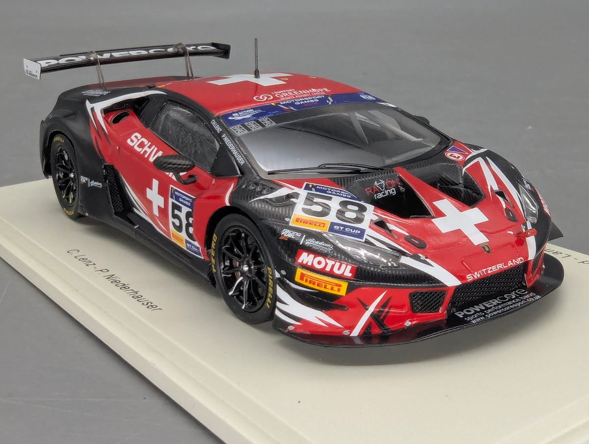 Coches a escala 1:43 Spark S9609 Lamborghini Huracan GT3 EVO FIA Vallelunga 2019 #58 precintado