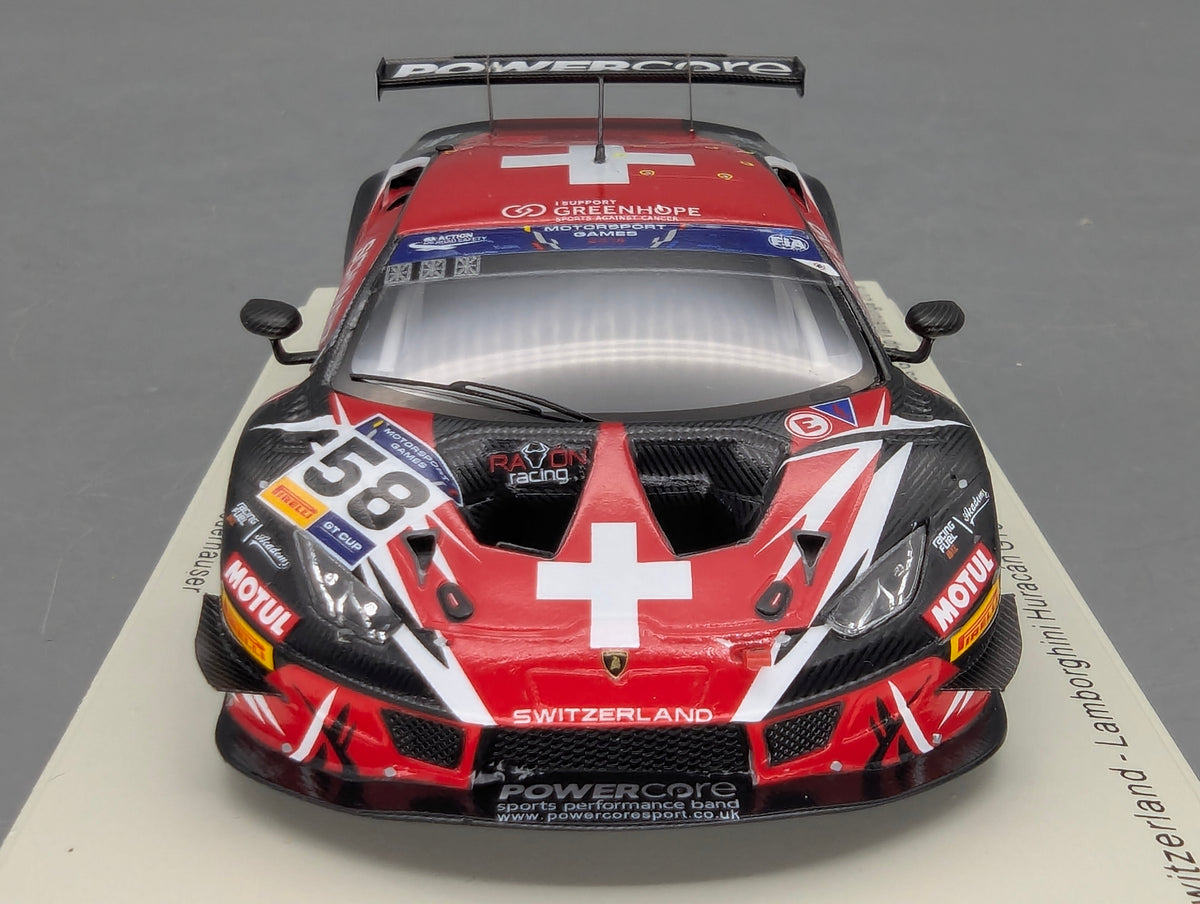 Coches a escala 1:43 Spark S9609 Lamborghini Huracan GT3 EVO FIA Vallelunga 2019 #58 precintado