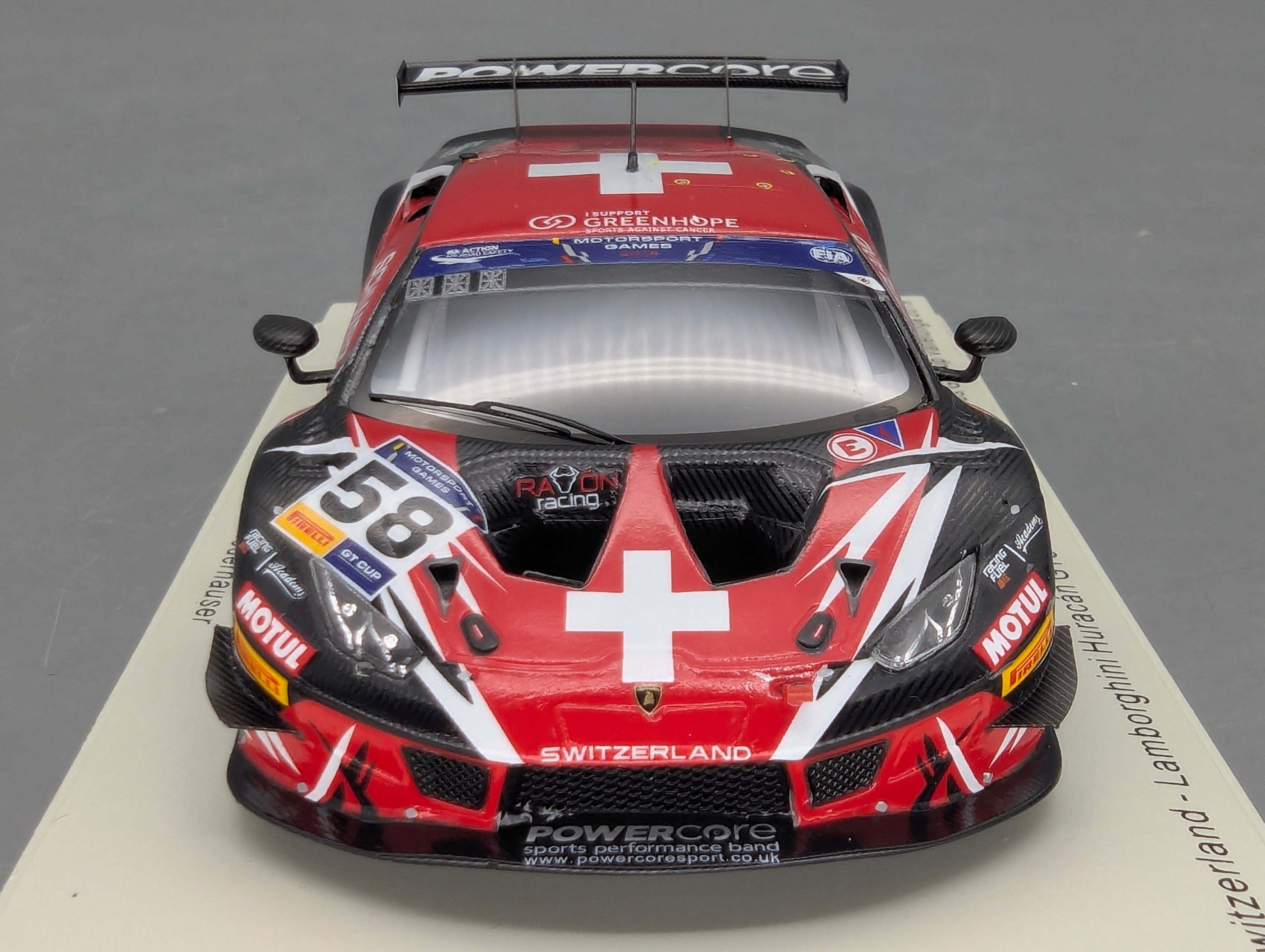 Coches a escala 1:43 Spark S9609 Lamborghini Huracan GT3 EVO FIA Vallelunga 2019 #58 precintado