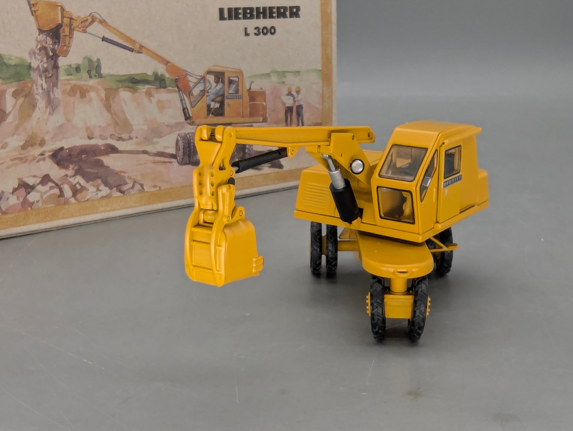 Bagger Modell 1:50 NZG 538 Liebherr L300 "der erste Mobilbagger" mit OVP