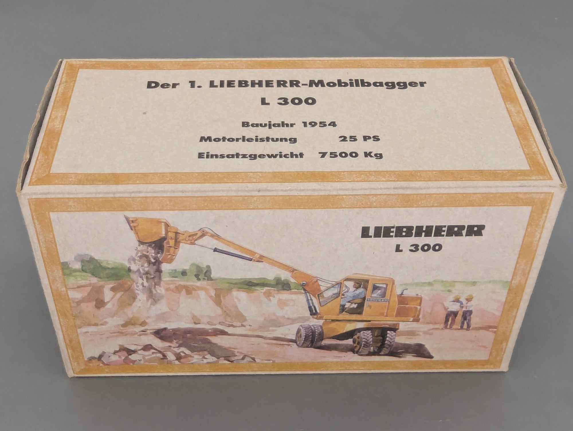 Bagger Modell 1:50 NZG 538 Liebherr L300 "der erste Mobilbagger" mit OVP