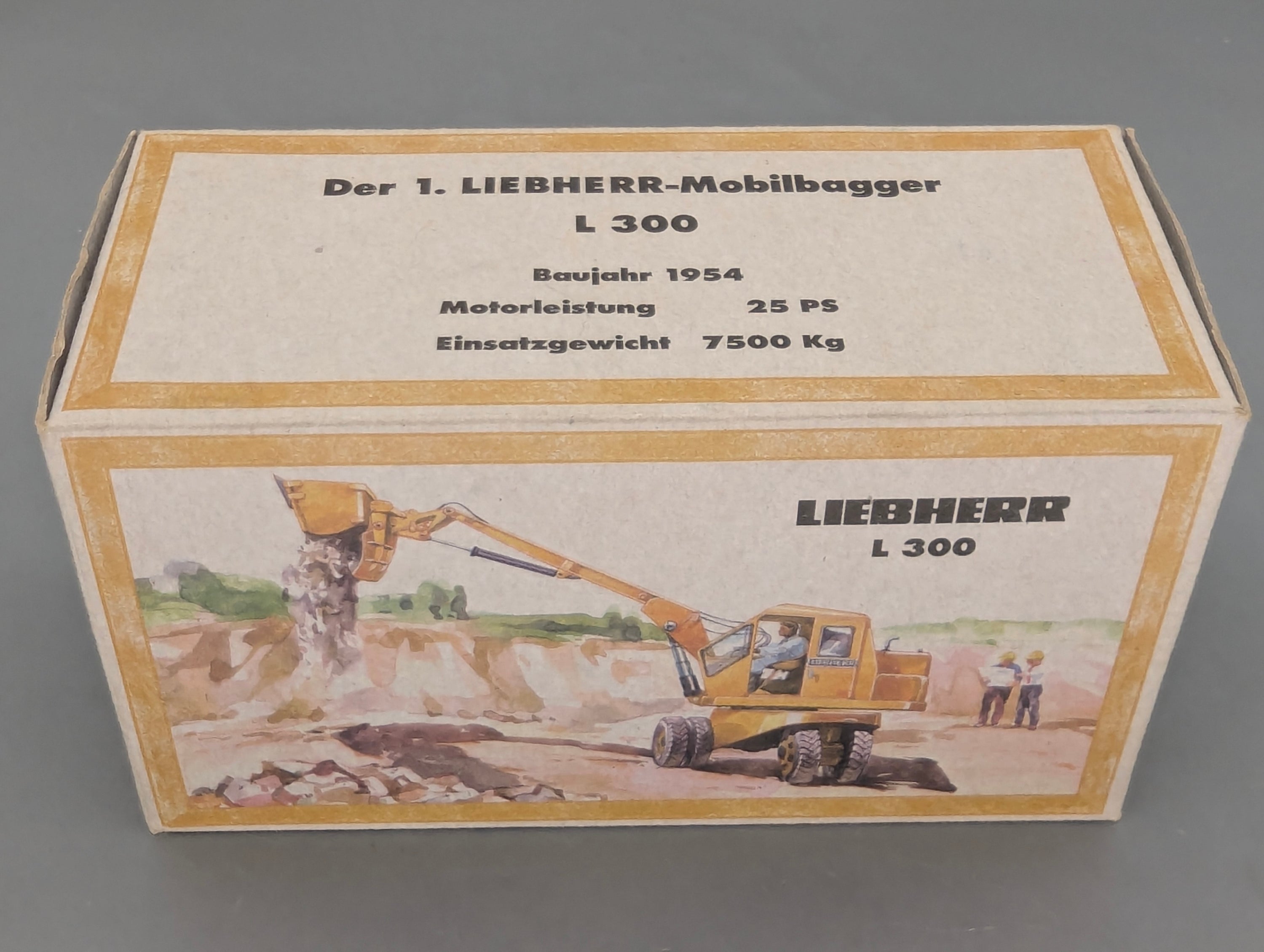 Bagger Modell 1:50 NZG 538 Liebherr L300 "der erste Mobilbagger" mit OVP